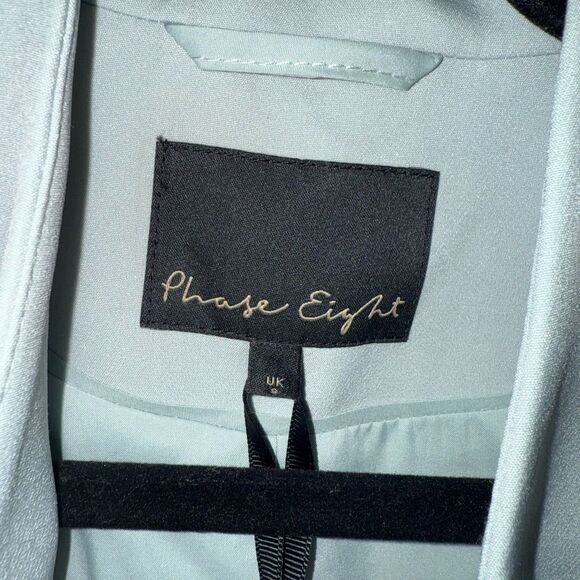 Phase Eight Constanza Coat - Duck Egg Blue US 4 - Picture 11 of 14